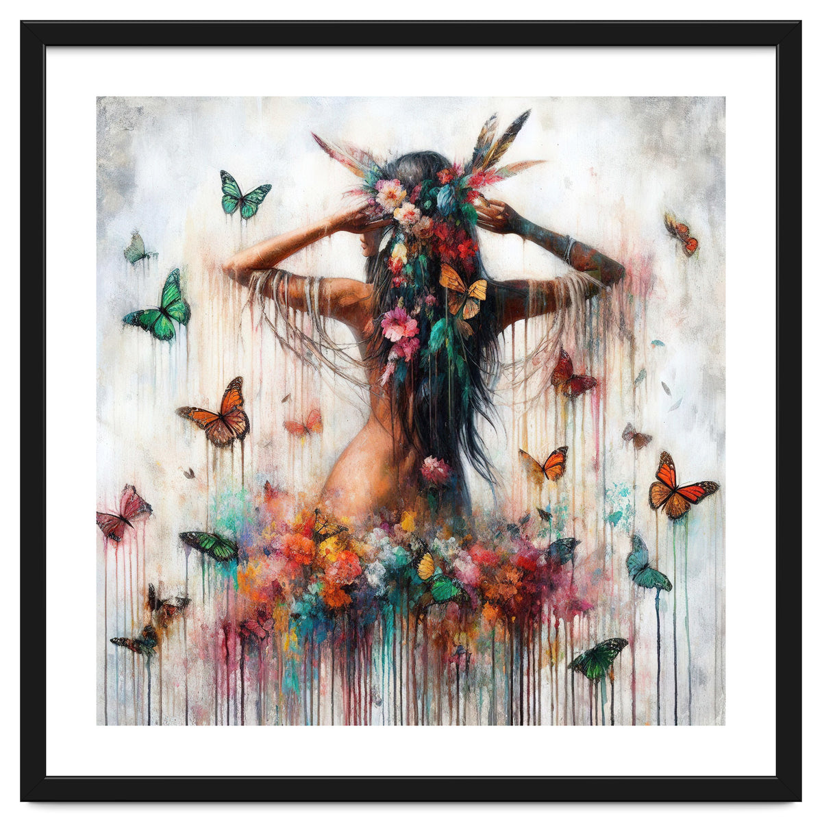 Floral Butterfly Reverie