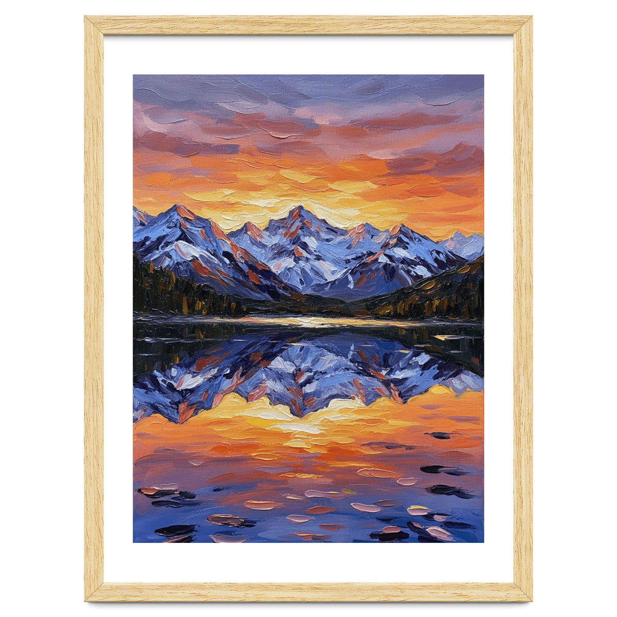 Alpenglow Reflections