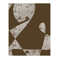 Abstract White Scratch (Print Only)