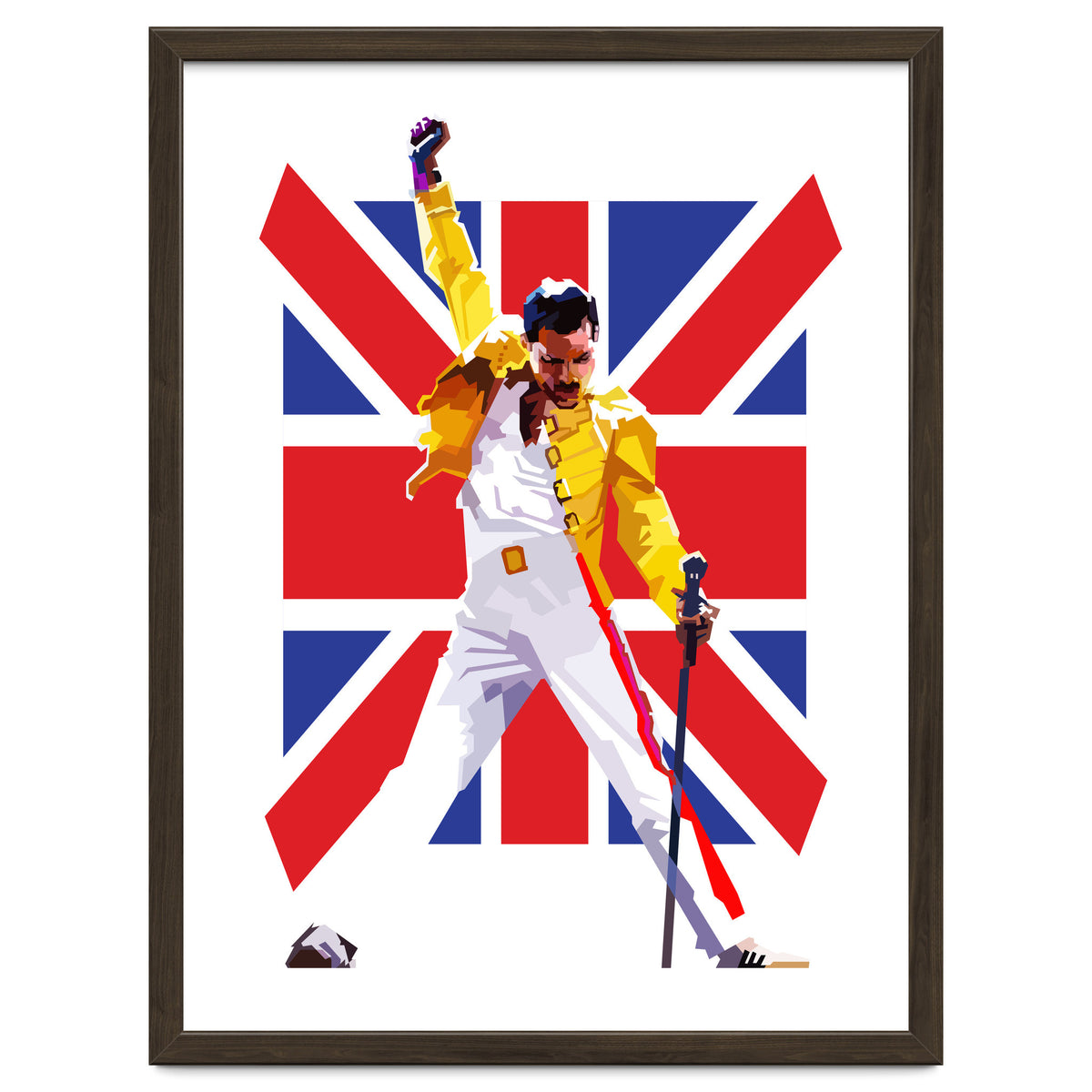 Pop Art Freddie Mercury Icon Rock Music