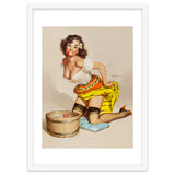 Pinup Girl Bobbing For Apples thumbnail