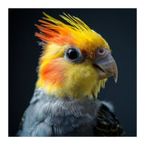 Cockatiel Parrot Bird Head (Print Only) thumbnail