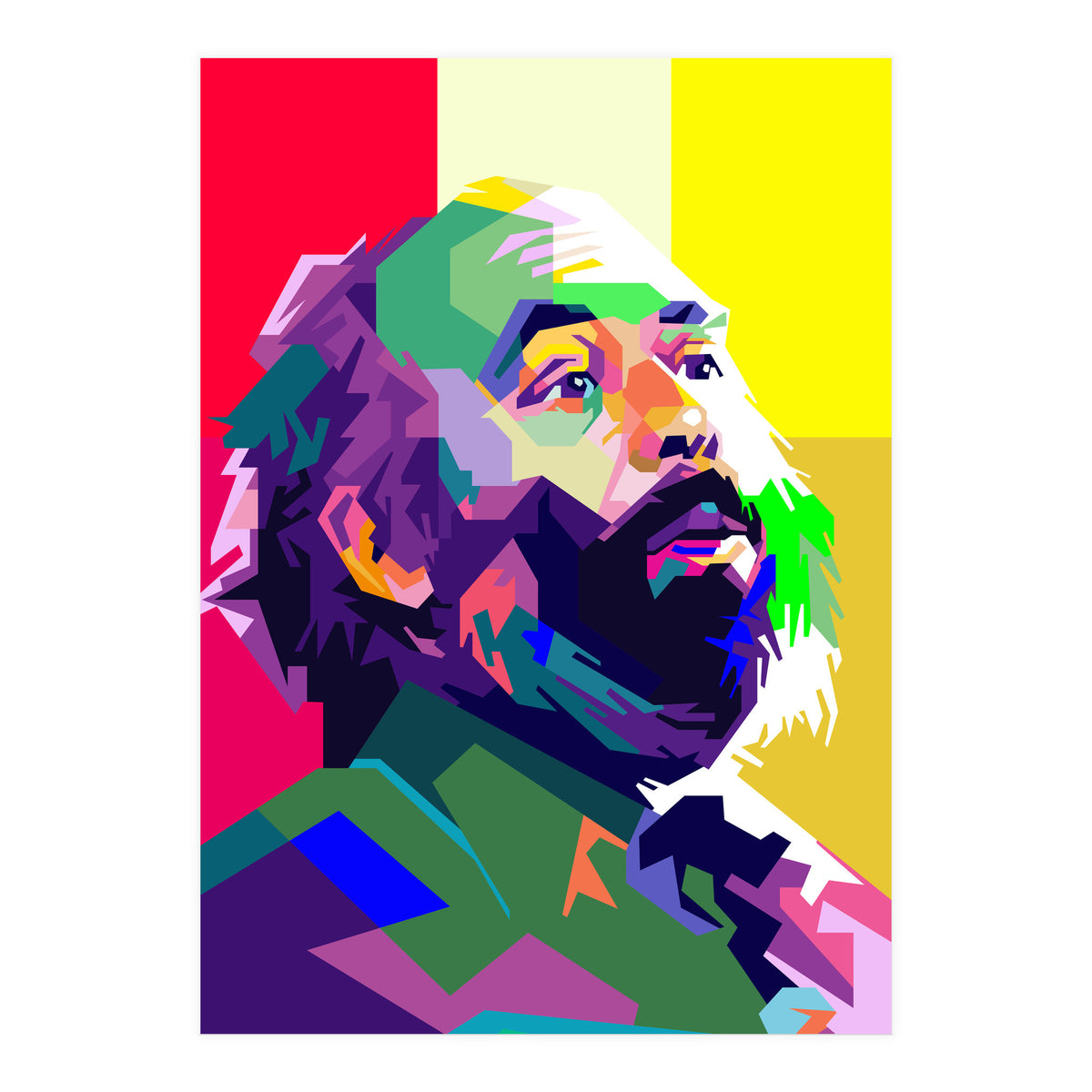 Luciano Pavarotti Opera Musical Pop Art WPAP  (Print Only)