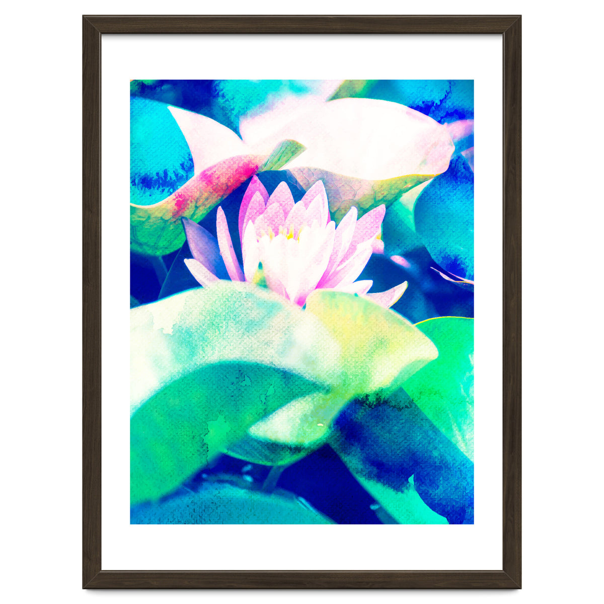Watercolor Lotus