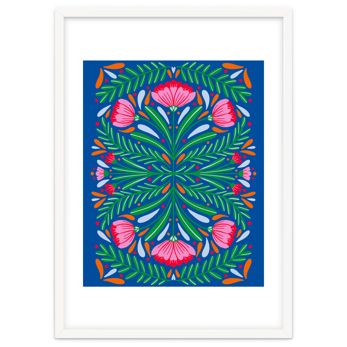 Bold Symmetrical Flowers