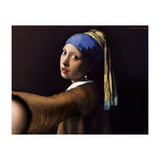 Girl With A Pearl Earring - Vermeer - Selfie (Print Only) thumbnail