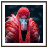 Close Up Flamingo Face With Water Droplets thumbnail