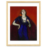 The Blue Dress. Date: 1911. Dimensions: 146.2 cm x 114.4 cm, 161.0 cm x 129.4 cm. thumbnail