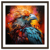 Vibrant Eagle Portrait Abstract Colorful Splatter Art thumbnail