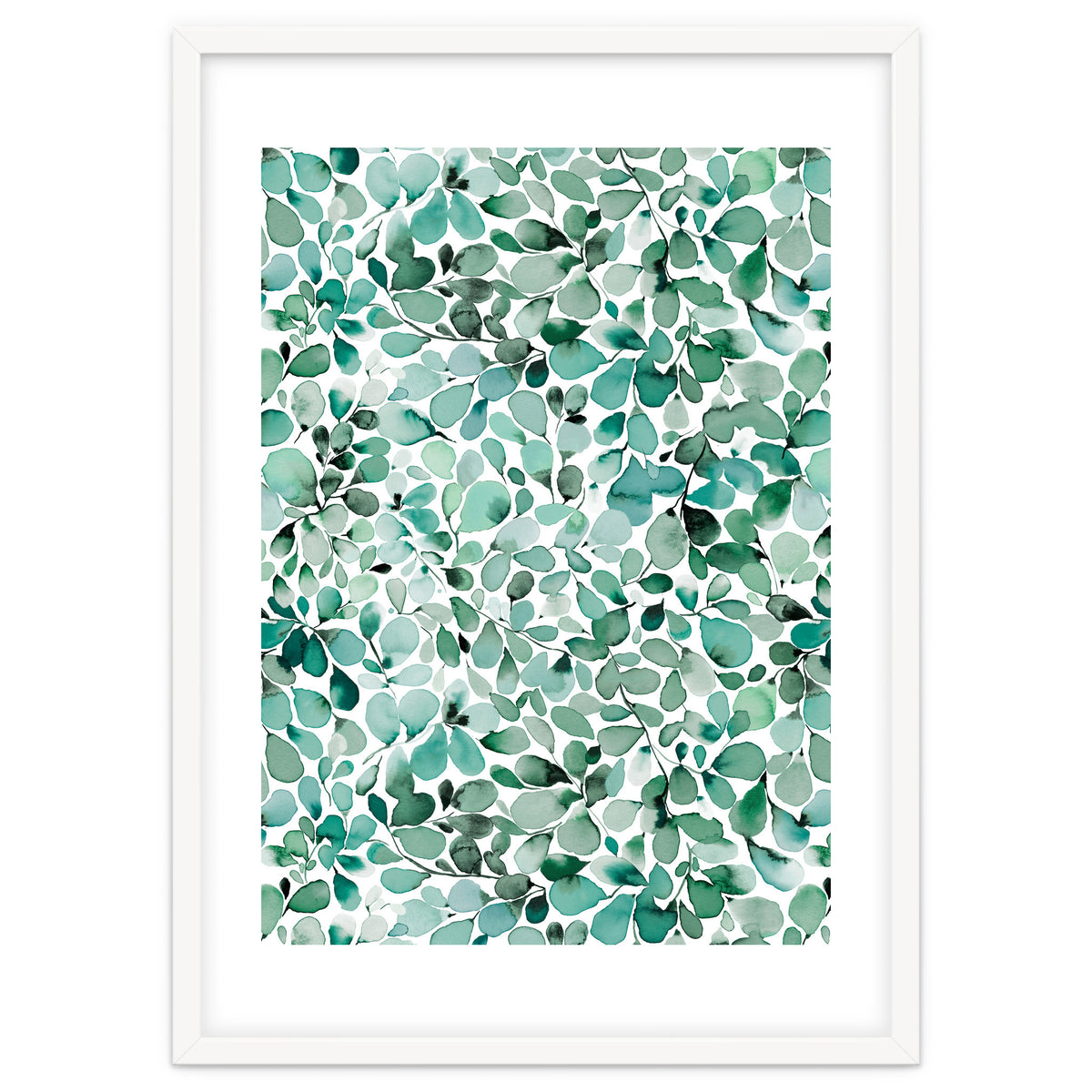 Leaffy Eucalyptus Botanical Leaves Green