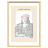 Young Man with an Apple (1505) – Raphael (ascii art) thumbnail