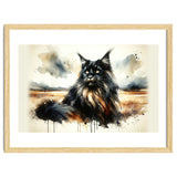 Mystical Black Cat In The Wild thumbnail