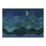 Abstract Landscape Moody Moonrise (Print Only) thumbnail