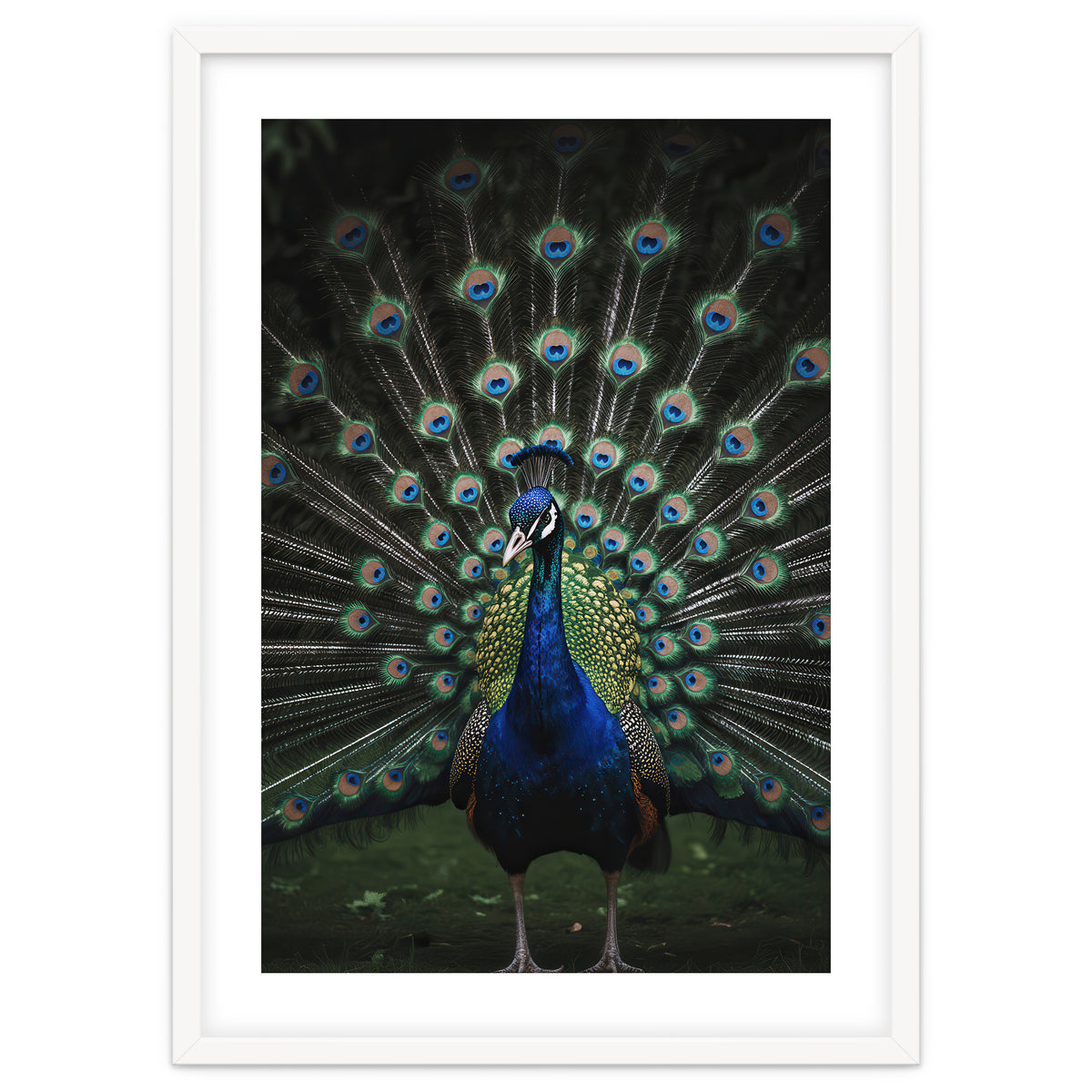 Peacock Portrait Photography