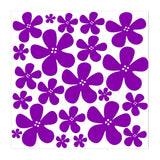 Purple Flowers Pattern (Print Only) thumbnail