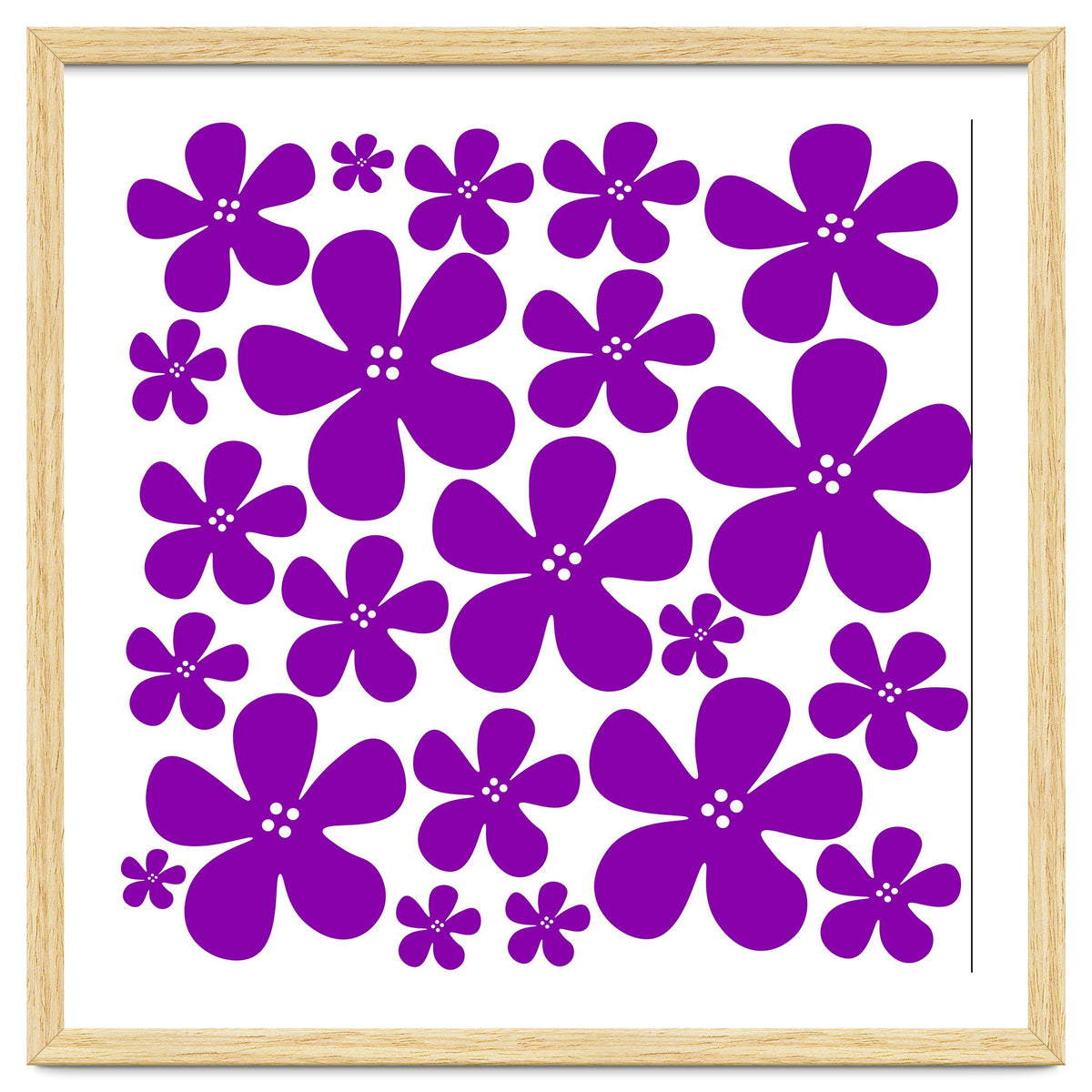 Purple Flowers Pattern
