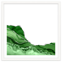 Green & Silver Agate Texture 05