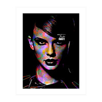 Taylor Swift Colorful Art 4 (Print Only)