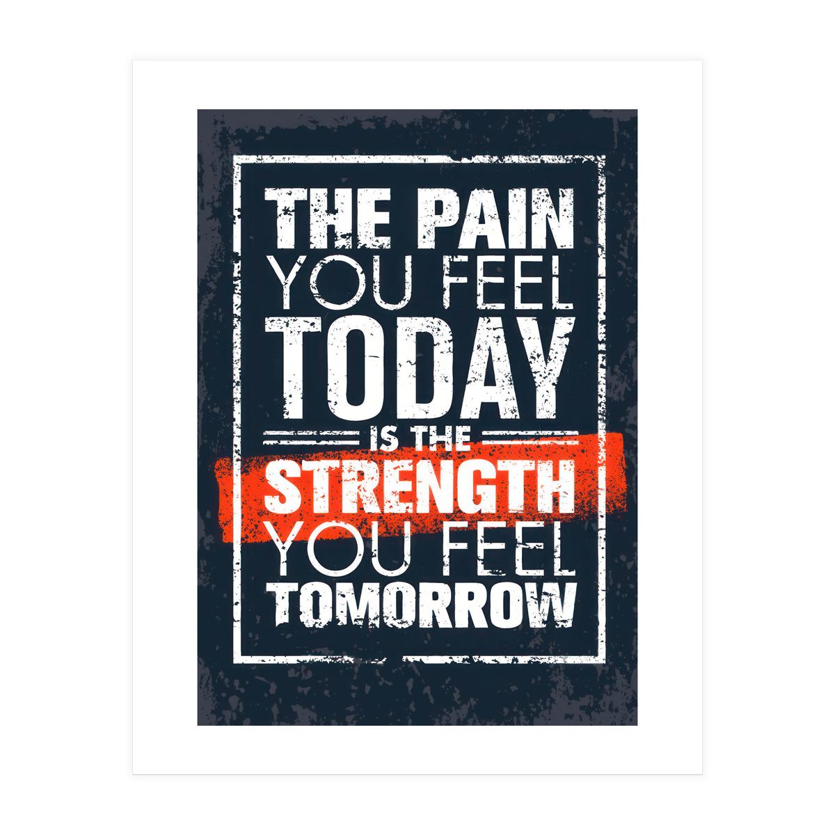 The pain you feeld today (Print Only)