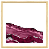 Burgundy & Silver Agate Texture 10 thumbnail
