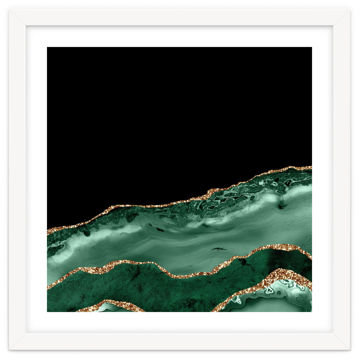 Emerald & Gold Agate Texture 02