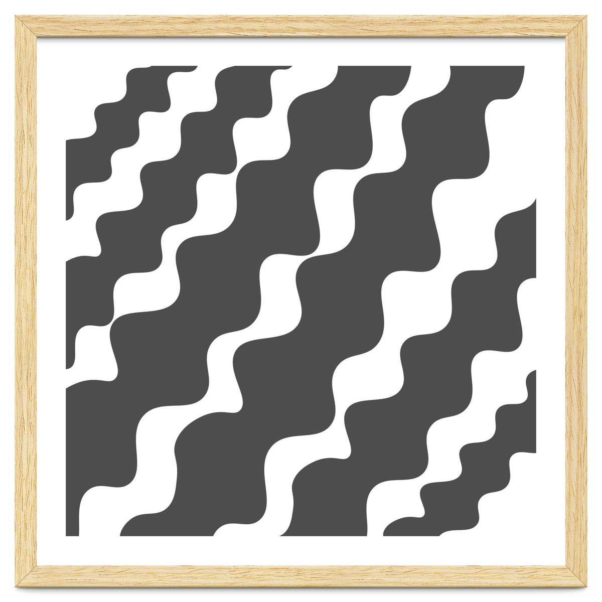 Grey Wavy Pattern
