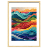 Abstract Rainbow Wave Landscape thumbnail
