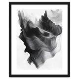 Abstract Black And White Wavy Lines Forming Organic Shapes thumbnail