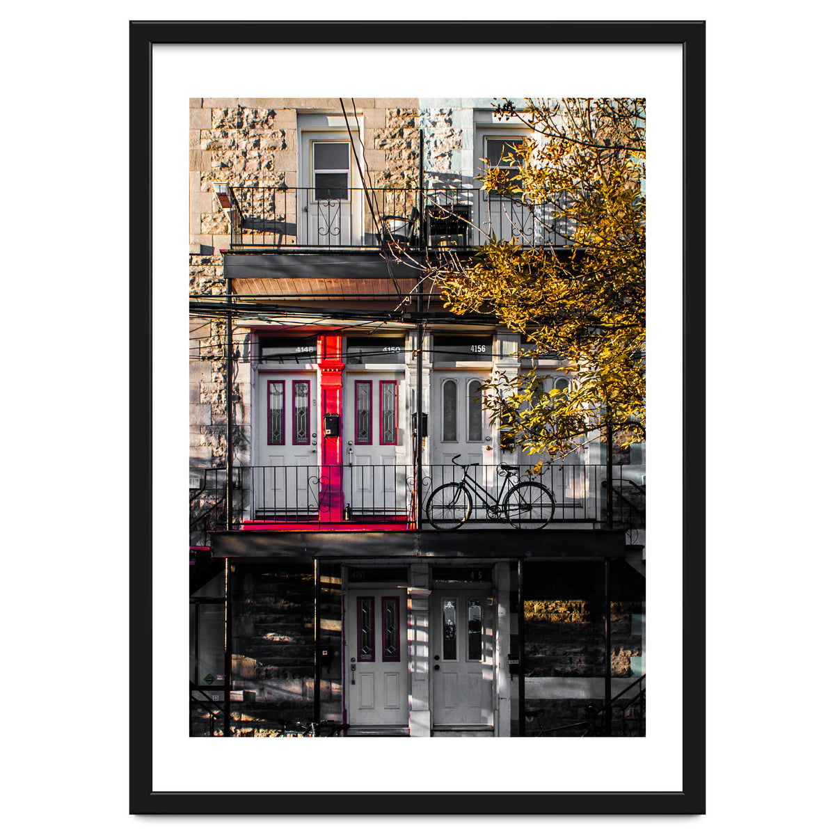 Montreal Bicycle Balcony No 1 Color Version