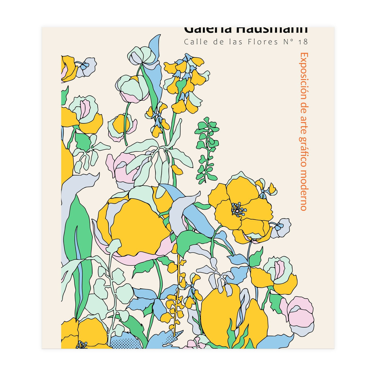 Exhibition of modern graphic art Madrid (Print Only)