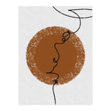 Abstract Brown and Black Lines (Print Only) thumbnail
