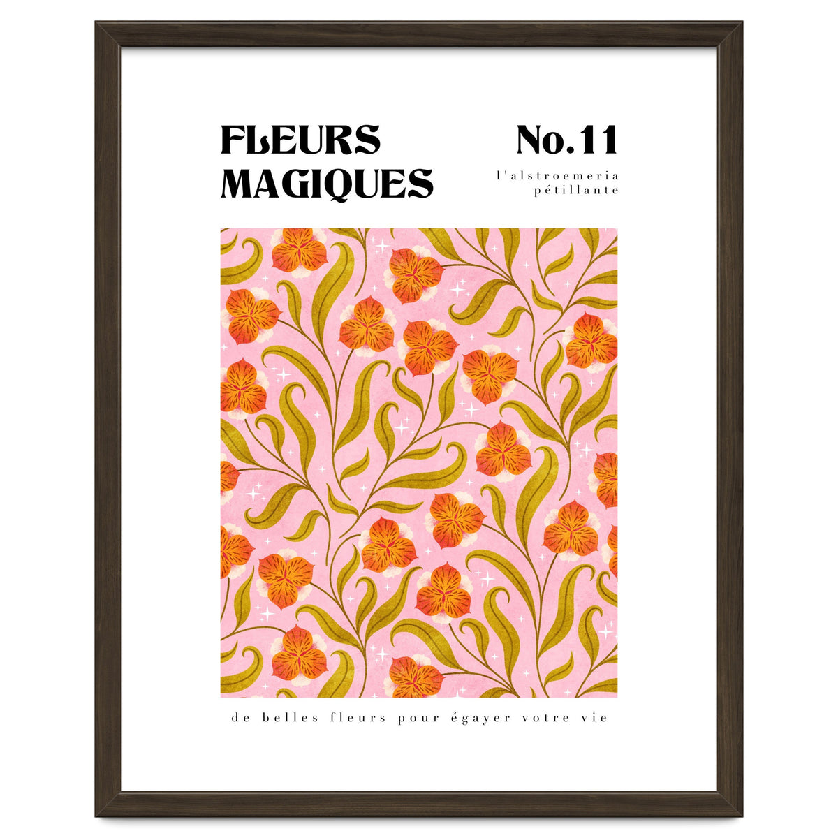 Magical Flowers No.11 Alstroemerias Print