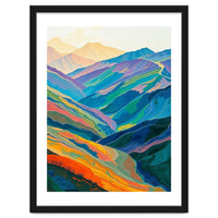 Abstract Mountain Landscape