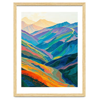 Abstract Mountain Landscape