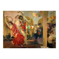 Spanish school. Joaquin Sorolla (1863-1923). Spanish school. Women dancing flamenco at the café N... (Print Only)