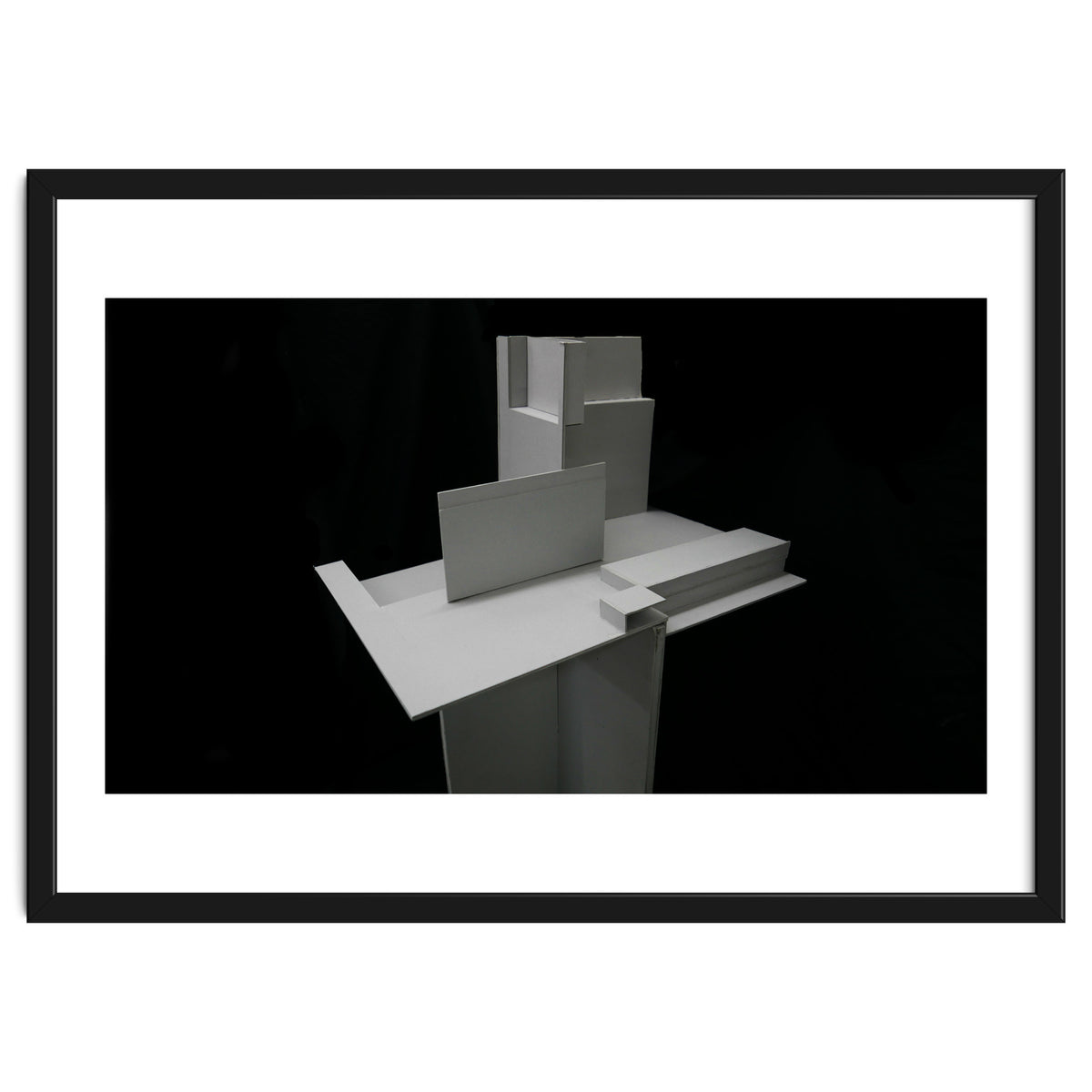Architectural Model Grey Cardboard