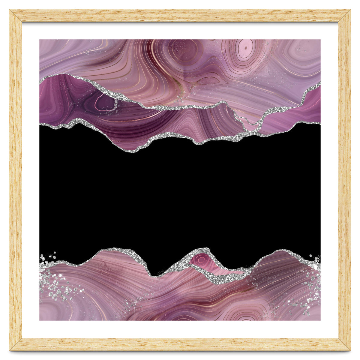 Mauve & Silver Agate Texture 03
