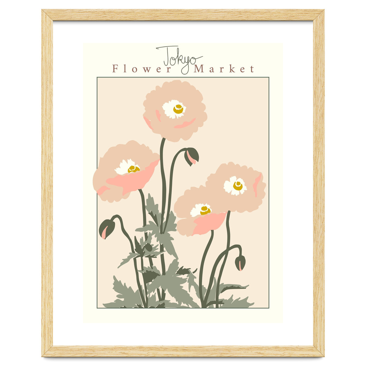 Flower Market Tokyo Poppy