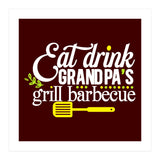 Eat Drink Grandpa's Grill Barbecue  (Print Only) thumbnail