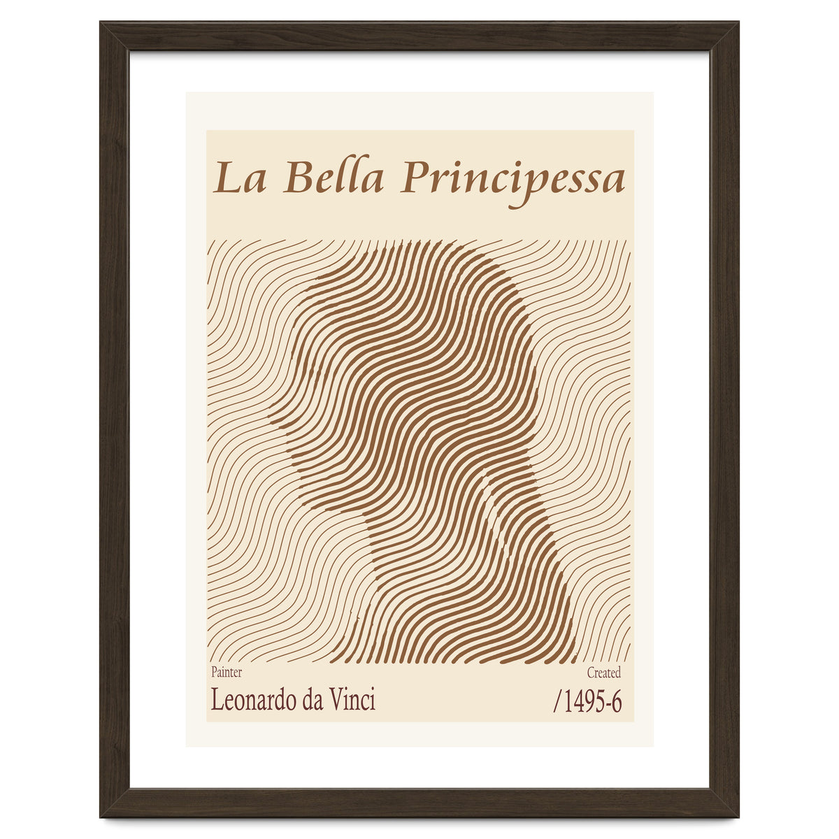 La Bella Principessa – Leonardo Da Vinci (1495 6)
