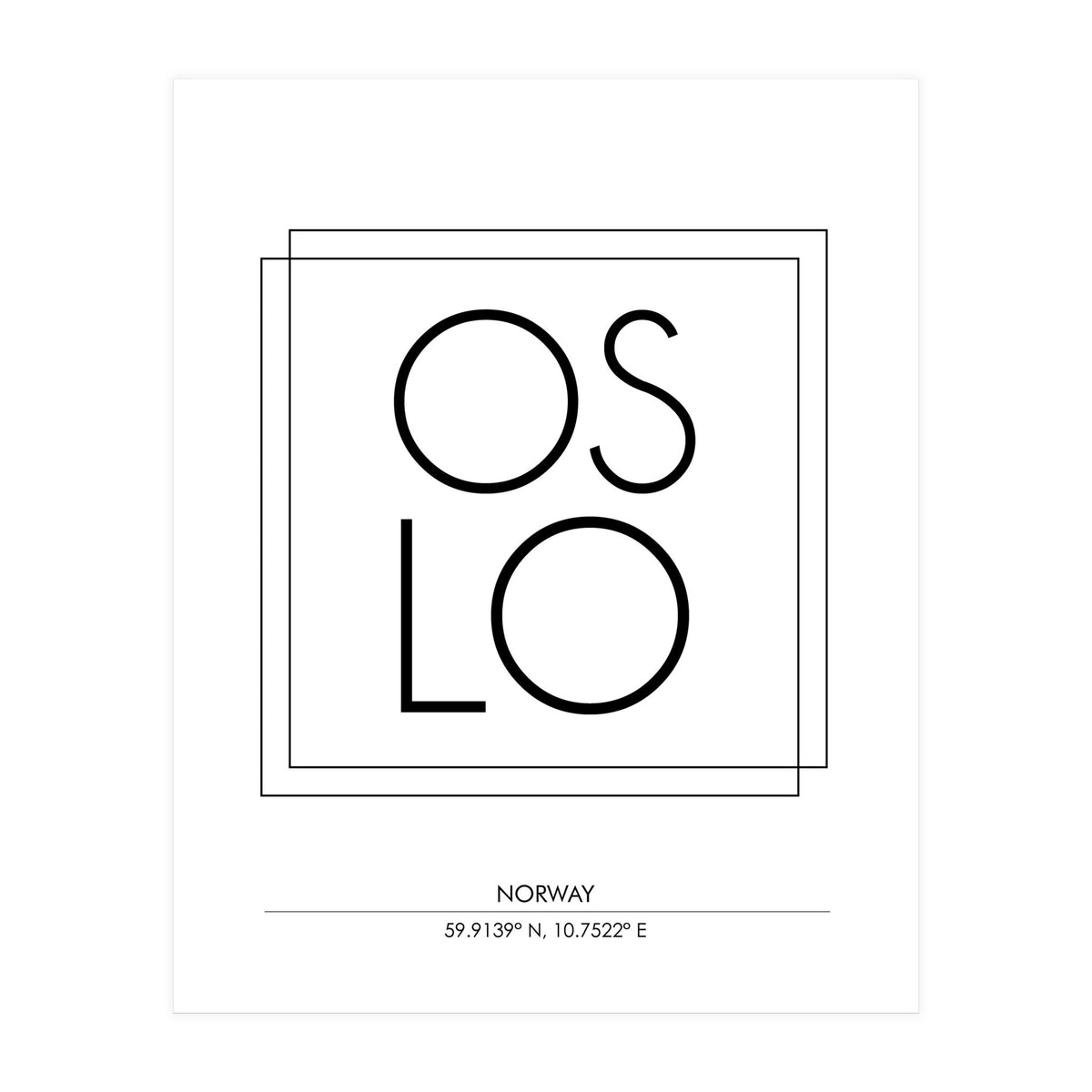 Oslo (Print Only)