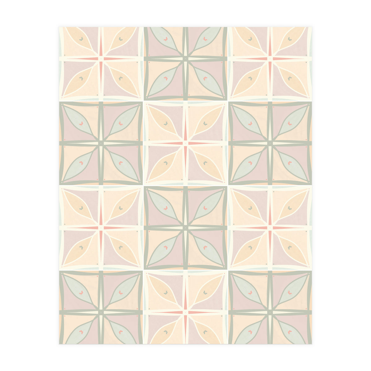 Old Style Pastels Kitchen Tiles (Print Only)