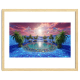 Oasis of Dreams: Surreal Tropical Landscape thumbnail