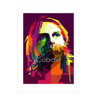 Kurt Cobain Grunge Music Pop Art WPAP (Print Only)
