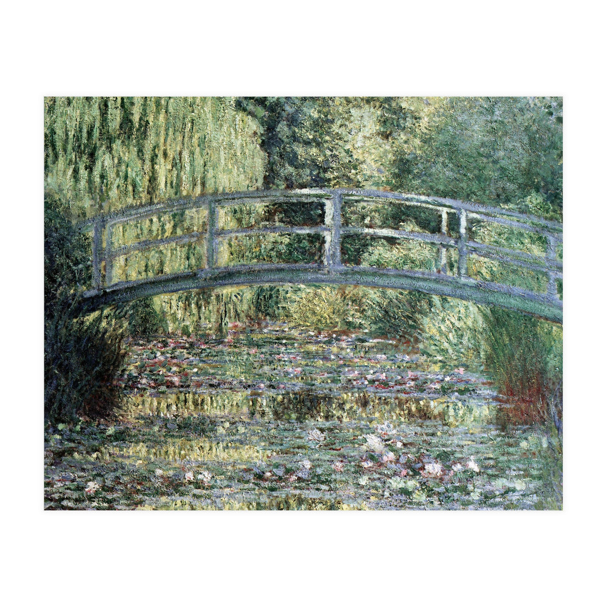 The Waterlily Pond: Green Harmony - 1899 - 89x93,5 cm - oil on canvas. (Print Only)
