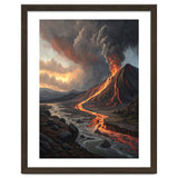 Dramatic Volcanic Eruption Landscape Art thumbnail