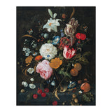 Jan Davidsz. de Heem (Utrecht, 1606-Amberes, 1683/4). Flowers in a glass Vase with Fruit (ca. 166... (Print Only) thumbnail