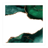 Emerald & Gold Agate Texture 11 (Print Only) thumbnail