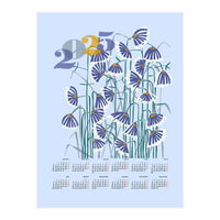 calendar 2025 pastel light blue (Print Only)