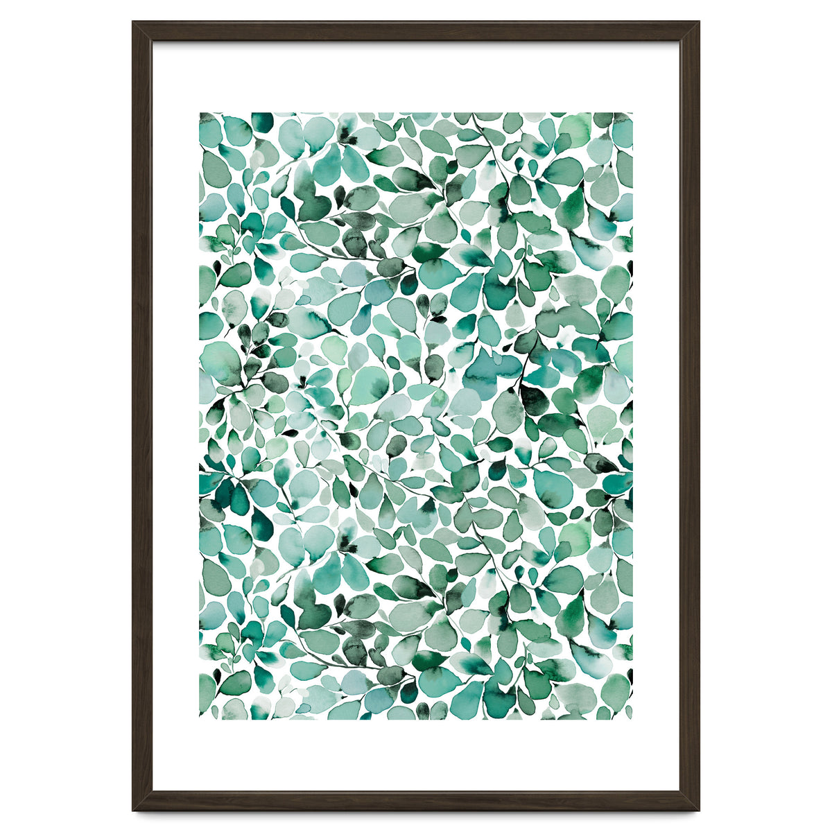 Leaffy Eucalyptus Botanical Leaves Green